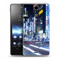 Дизайнерский пластиковый чехол для Sony Xperia TX Токио