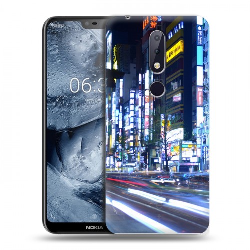 Дизайнерский пластиковый чехол для Nokia 6.1 Plus Токио