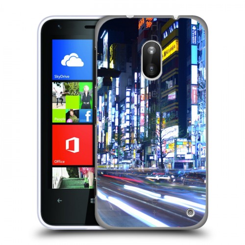 Дизайнерский пластиковый чехол для Nokia Lumia 620 Токио