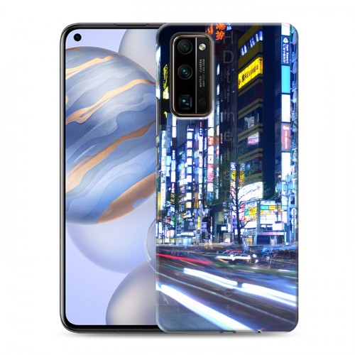 Дизайнерский силиконовый с усиленными углами чехол для Huawei Honor 30 Токио