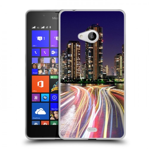 Дизайнерский пластиковый чехол для Microsoft Lumia 540 Токио