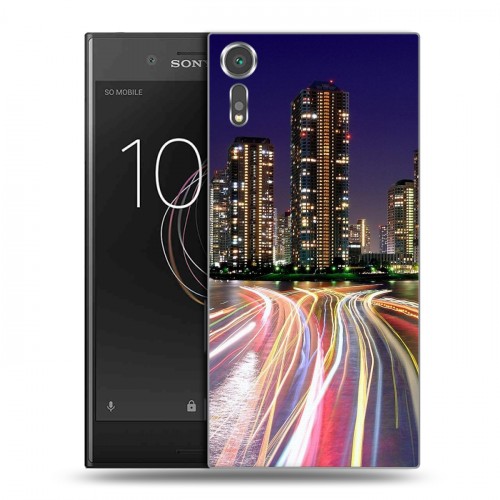 Дизайнерский пластиковый чехол для Sony Xperia XZs Токио