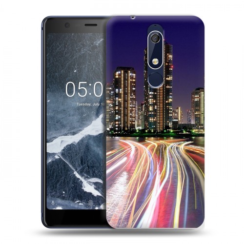 Дизайнерский пластиковый чехол для Nokia 5.1 Токио