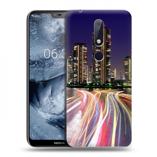 Дизайнерский силиконовый чехол для Nokia 6.1 Plus Токио