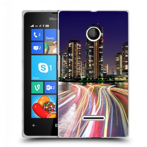 Дизайнерский пластиковый чехол для Microsoft Lumia 435 Токио