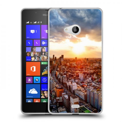 Дизайнерский пластиковый чехол для Microsoft Lumia 540 Токио