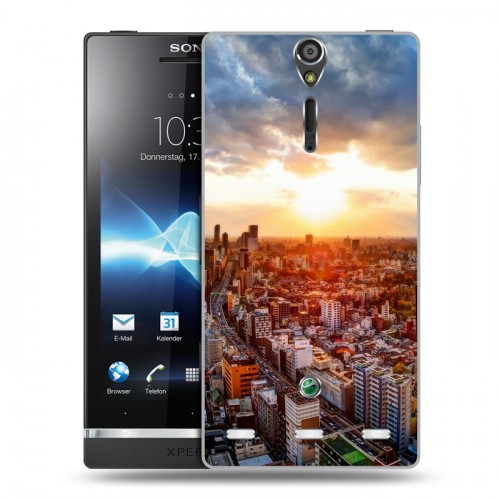 Дизайнерский пластиковый чехол для Sony Xperia S Токио