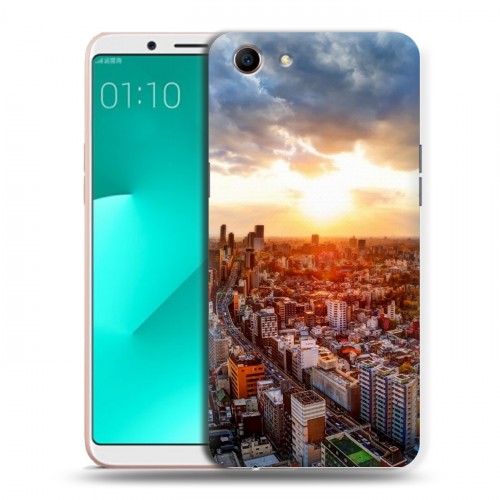 Дизайнерский пластиковый чехол для OPPO A83 Токио