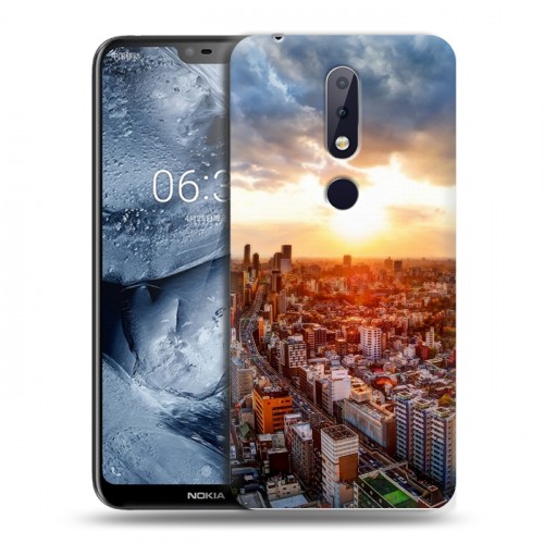 Дизайнерский пластиковый чехол для Nokia 6.1 Plus Токио