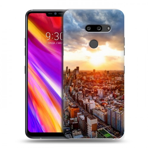 Дизайнерский пластиковый чехол для LG G8 ThinQ Токио