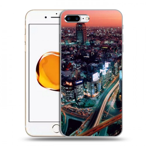Дизайнерский силиконовый чехол для Iphone 7 Plus / 8 Plus Токио