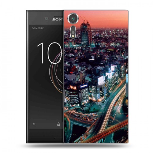 Дизайнерский пластиковый чехол для Sony Xperia XZs Токио