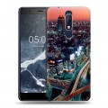 Дизайнерский пластиковый чехол для Nokia 5.1 Токио