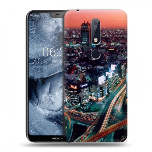 Дизайнерский пластиковый чехол для Nokia 6.1 Plus Токио