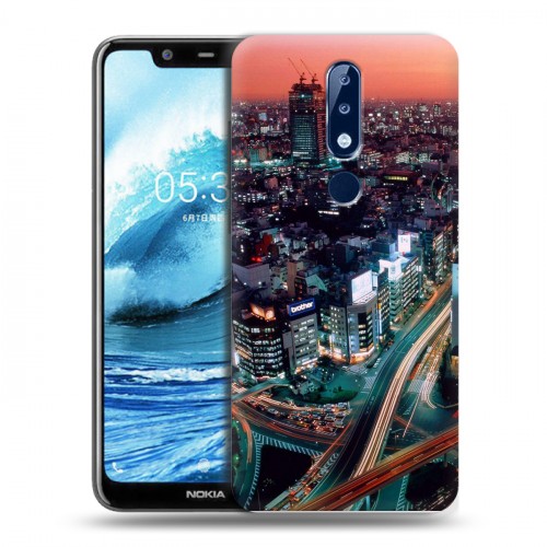 Дизайнерский пластиковый чехол для Nokia 5.1 Plus Токио