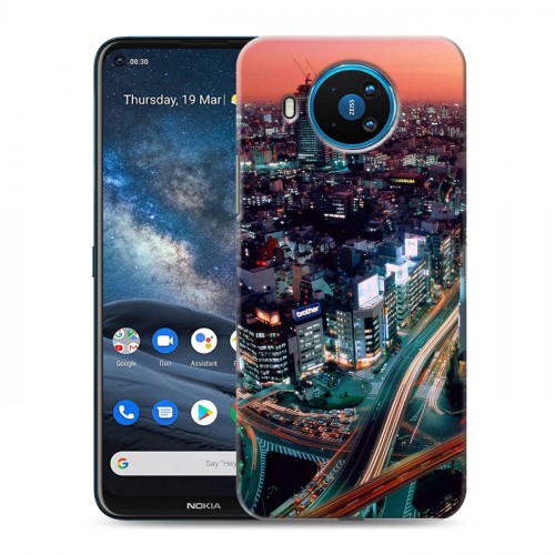 Дизайнерский силиконовый чехол для Nokia 8.3 Токио