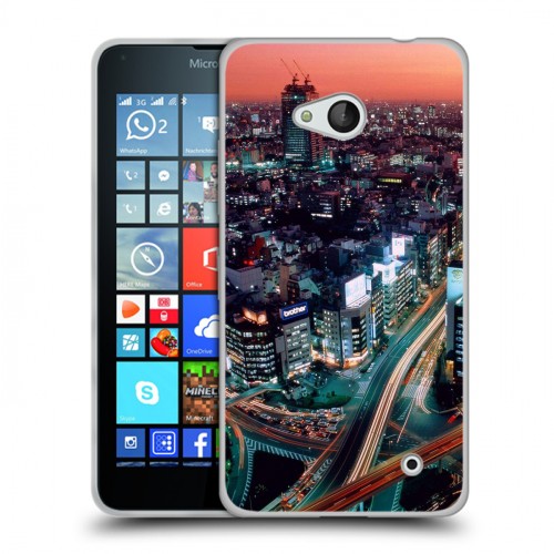 Дизайнерский пластиковый чехол для Microsoft Lumia 640 Токио