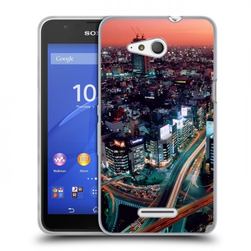 Дизайнерский пластиковый чехол для Sony Xperia E4g Токио