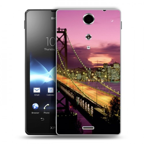 Дизайнерский пластиковый чехол для Sony Xperia TX Токио