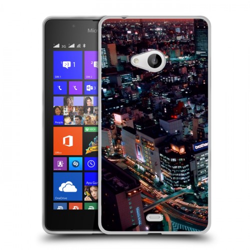 Дизайнерский пластиковый чехол для Microsoft Lumia 540 Токио