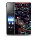 Дизайнерский пластиковый чехол для Sony Xperia TX Токио