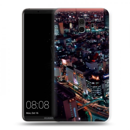 Дизайнерский пластиковый чехол для Huawei Mate 10 Токио