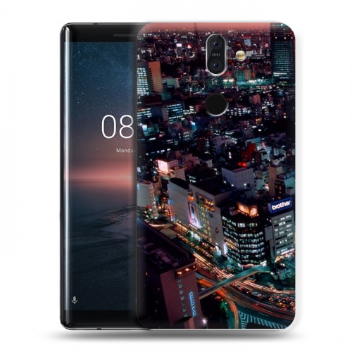 Дизайнерский силиконовый чехол для Nokia 8 Sirocco Токио