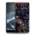 Дизайнерский пластиковый чехол для Nokia 5.1 Токио