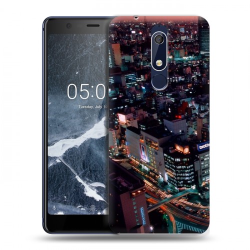 Дизайнерский пластиковый чехол для Nokia 5.1 Токио