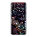 Дизайнерский силиконовый с усиленными углами чехол для Huawei P30 Lite Токио