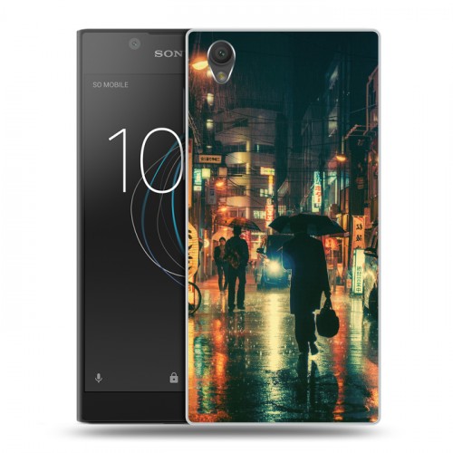 Дизайнерский пластиковый чехол для Sony Xperia L1 Токио