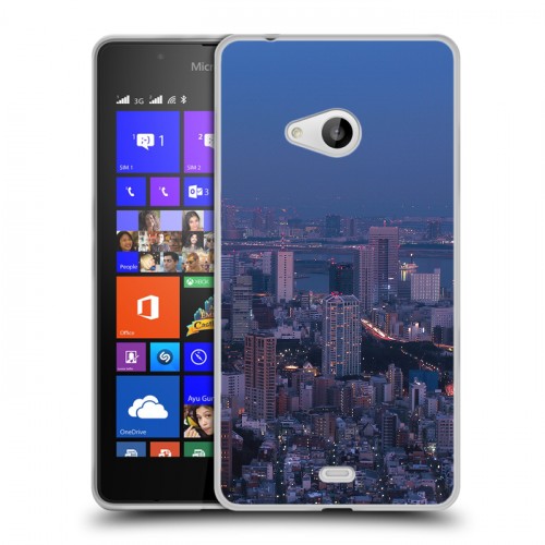 Дизайнерский пластиковый чехол для Microsoft Lumia 540 Токио