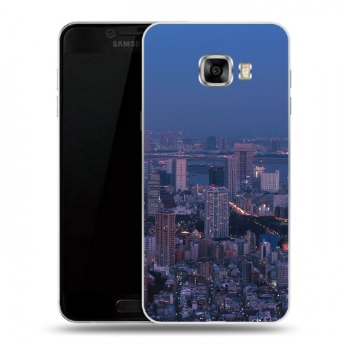 Дизайнерский пластиковый чехол для Samsung Galaxy C5 Токио