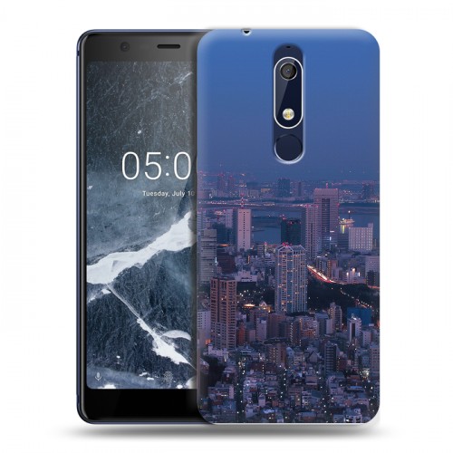 Дизайнерский пластиковый чехол для Nokia 5.1 Токио