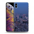 Дизайнерский силиконовый чехол для Iphone Xs Max Токио