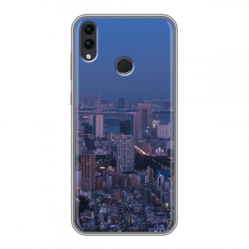Дизайнерский силиконовый чехол для Huawei Honor 8C Токио