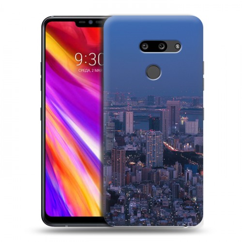 Дизайнерский пластиковый чехол для LG G8 ThinQ Токио