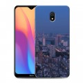 Дизайнерский силиконовый с усиленными углами чехол для Xiaomi RedMi 8A Токио