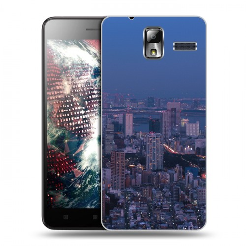 Дизайнерский силиконовый чехол для Lenovo S580 Ideaphone Токио