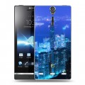 Дизайнерский пластиковый чехол для Sony Xperia S Токио