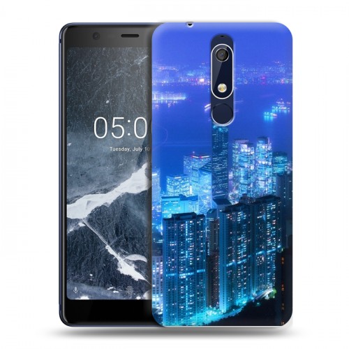 Дизайнерский пластиковый чехол для Nokia 5.1 Токио