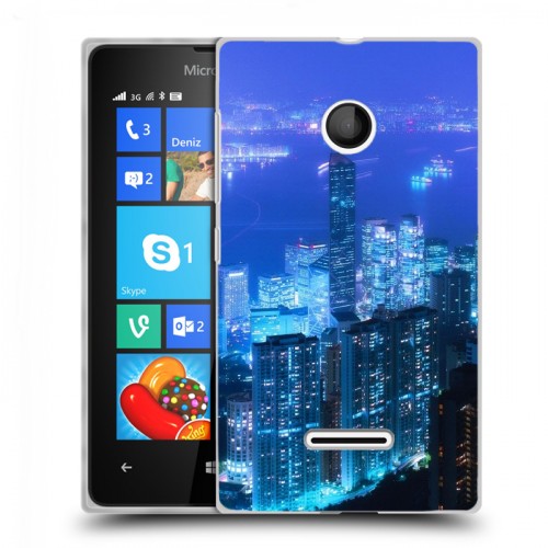 Дизайнерский пластиковый чехол для Microsoft Lumia 435 Токио