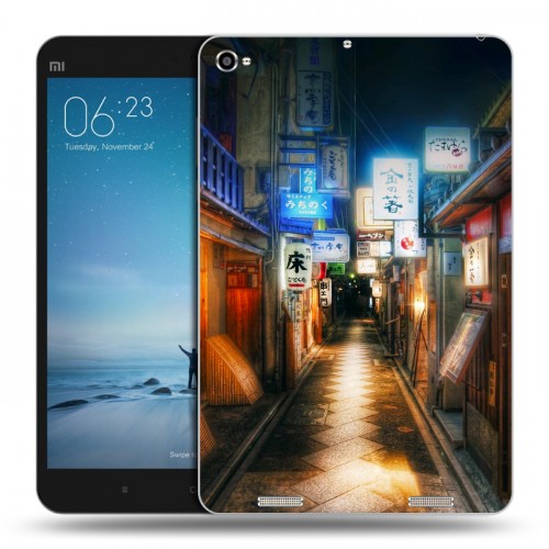 Дизайнерский силиконовый чехол для Xiaomi Mi Pad 2 Токио