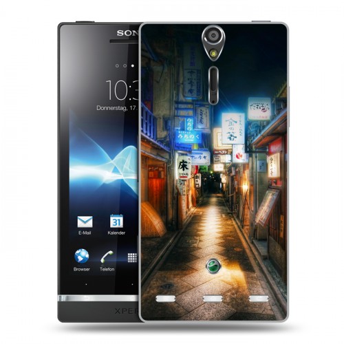 Дизайнерский пластиковый чехол для Sony Xperia S Токио