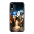 Дизайнерский силиконовый чехол для Iphone x10 Токио