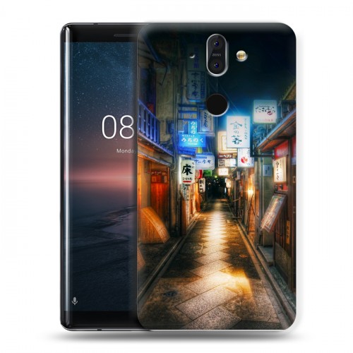 Дизайнерский силиконовый чехол для Nokia 8 Sirocco Токио