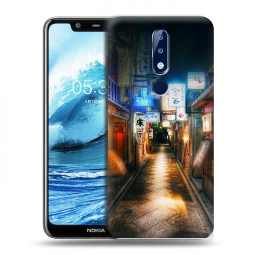 Дизайнерский силиконовый чехол для Nokia 5.1 Plus Токио