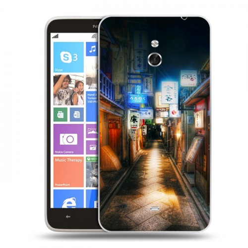 Дизайнерский пластиковый чехол для Nokia Lumia 1320 Токио