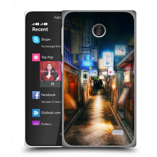 Дизайнерский пластиковый чехол для Nokia X Токио