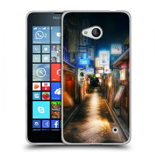 Дизайнерский пластиковый чехол для Microsoft Lumia 640 Токио